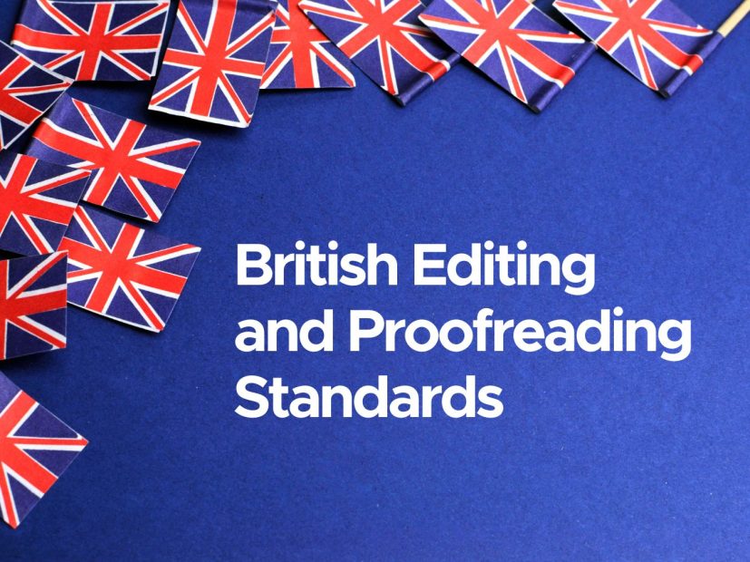 Illustration British Editing and Proofreading Standards