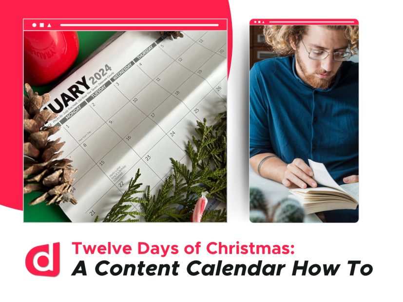 Illustration Twelve Days of Christmas: A Content Calendar How To