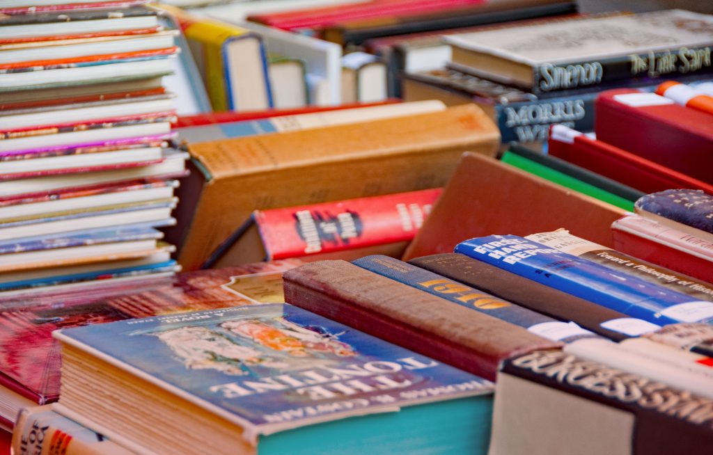 a book store selling books that have been donated 